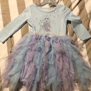 Disney Frozen Elsa long sleeve tutu dress!❄️